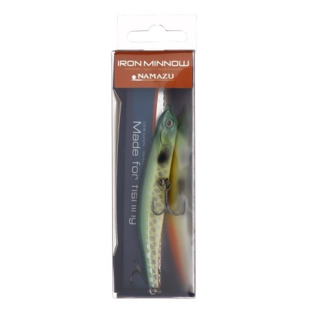 Namazu Iron Minnow Wobbler, 9 cm, 6 g, mine, floating (0-0.5 m), color 16-1
