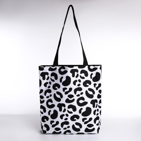 Bag Schoper Leopard, 40x12x38, Black Color-4