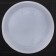 Plastic disposable plates, d = 20.5 cm, white color, 12 pcs/pcs