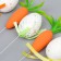 Easter decor on the stick "testicles in sprinkles and carrots" set 5 pcs 6x4 cm