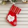 Santa Claus with Snezhinka Potins with 13x8 cm, white-red