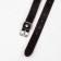Gag BDSM Oka-Fucks "Bone", 15 × 2.5 cm, silicone, leather, black