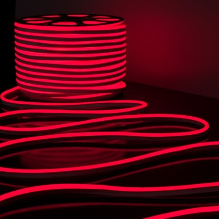 Flexible neon Elektrostandard, IP67, 2835, 120 LED/m, 220V, one -way, red glow red-4
