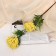 Artificial flowers "lush Astra" 7x55 cm, yellow
