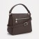 Cross-Bodi bag, lightning department, external pocket, brown color