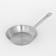 Hanna Knövell stainless steel pan, d = 24 cm, h = 5 cm, wall thickness 0.6 mm, handle length 21.5 cm, induction