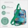 Baby backpack on lightning, turquoise color