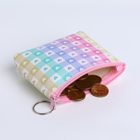 Monetnik's wallet with a zipper, color mix-4