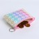 Monetnik's wallet with a zipper, color mix