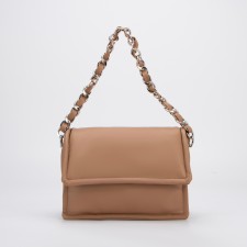 Bag-mixer on the valve, 2 belts, dark beige color