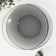 Basilico plate. Lava Grey, D = 20 cm, gray color