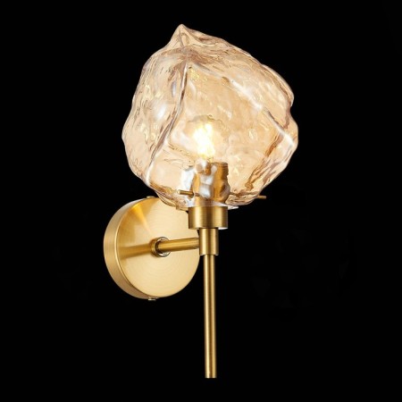 Sconces st. SL1175.301.01. Portici. 1x40 W, E14, 18x34 cm, brass color-1