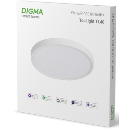 Smart lamp Digma Toplight TL40 CROP. White (TL40)-1