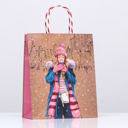 Gift package "New Year's walk" 26 x 32 x 12 cm