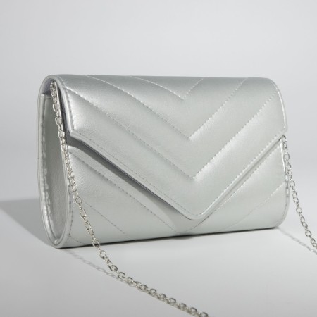 Female bag on a magnet, silver color-2
