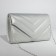 Female bag on a magnet, silver color