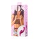 Ergonomic vibrator for double stimulation Jos Javi, silicone, pink, 22 cm