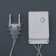 Garland “thread” 4 m with nozzles “cube star”, ip20, transparent thread, 20 LED, white glow, 8 modes, 220 V