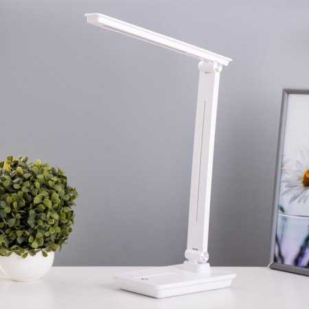 Ansel table lamp LED 8W AKB USB white 28x16.5x38 cm Risalux