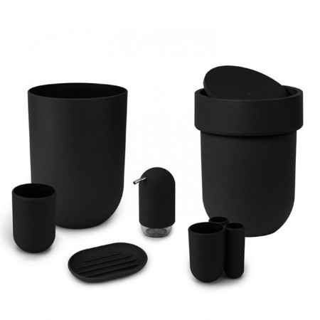 Touch bucket, with a lid, black-1