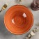 Ceramic sapphire sapphire, 1.3 l, 22 × 7.3 cm, orange color