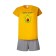 Home female "Avocado" (T -shirt/shorts), yellow/gray color, size 48