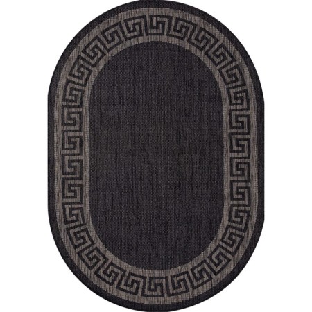Oval carpet Merinos Vegas, size 120x170 cm, color Black