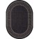 Oval carpet Merinos Vegas, size 120x170 cm, color Black