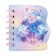 Notebook Gift Book on the comb 80l, line, color block, cover. 3D anime (10.2x10.5cm) 10539