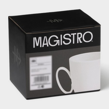 Ceramic mug Magistro White Gloss, 400 ml-5