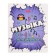 Notebook 24 sheets in a cage "My super -via", cover coated cardboard, embossing, rounded corners, block 65, 5V, mix