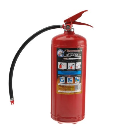 Fire extinguisher powder "Yarpozhinvest" OP-4 (3), BCE-02 (A)