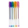 A set of gel pens, 6 colors, metallic, with sparkles, in a blister
