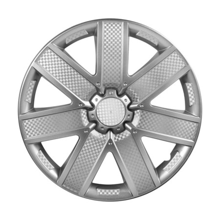 Wheel caps 16 "Gelaxi", silver, carbonate, set. 2 pcs-1
