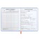 School diary for grades 1-11 Blue, solid cover with artificial leather foam, glass, silk-up, 48 sheets, 80 g/m2, universal cheat sheet.