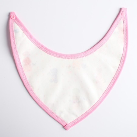 Bandana Bibsord/Salunavik for feeding waterproof on the button, for a girl, mix-5
