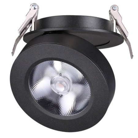 LED LED GRODA, 12 W, 3000K, LED, black color, D = 85mm