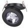 LED LED GRODA, 12 W, 3000K, LED, black color, D = 85mm