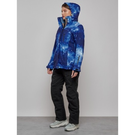 Ski suit, size 60, dark blue color-5
