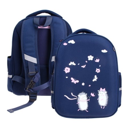 Frame backpack 38 x 30 x 20 cm, Bruno visconti "Hedgehogs. Romance"