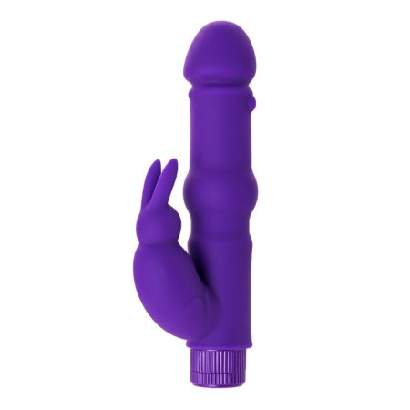 Unrealistic vibrator Toyfa A-Toys, silicone, purple color, 18 cm-1