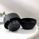 Pot for flowers with the Podon "Japan", 125 ml, d = 8 cm, h = 6.5 cm, graphite color