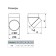 Zein, round, ventilation, d = 125 mm, 45 °