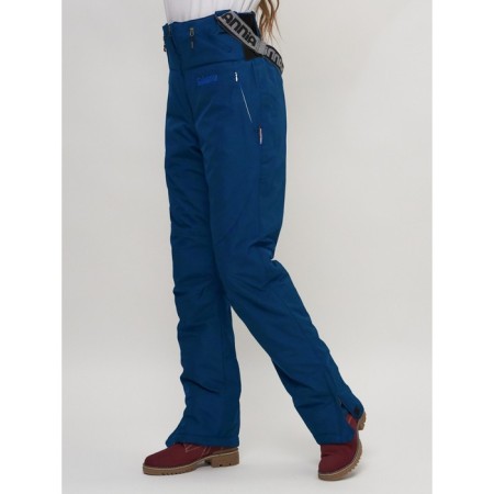 Ski-loving pants, size 42, dark blue color-5
