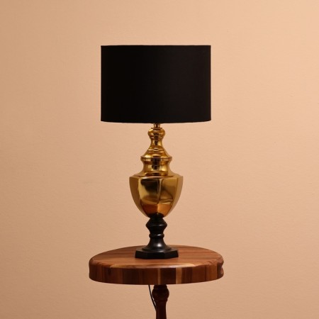 Greek lamp "Grubert" 1x60W, E27 golden 31x31x44 cm-1