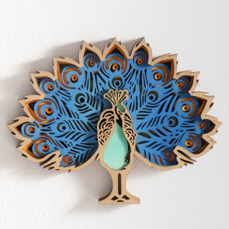 Panel interior tree "Pavlin" 22.7x17.4 cm-1