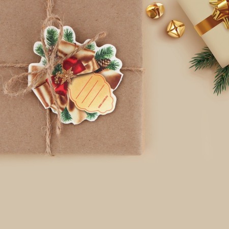 Schildik decorative for the gift "Banting with Schilda", 6.3 x 7 cm, New Year-2