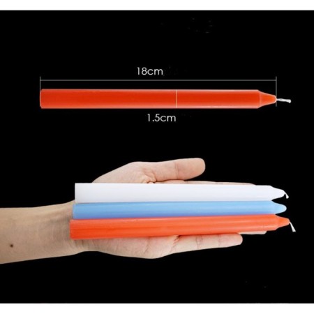 Set of candles for BDSM, 3 pcs, low -temperature, 19 cm each-3