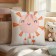 Decorative Ethel Pillow "Sun" 30*30 cm, velor 100% p/e