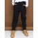 Pants for girls, height 134 cm, black color